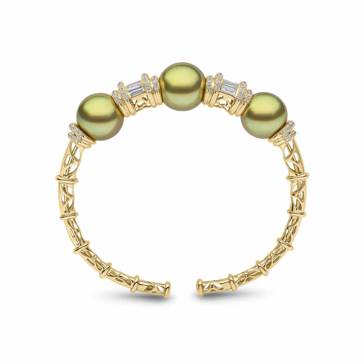 Yellow Gold / Pistachio Tahitian