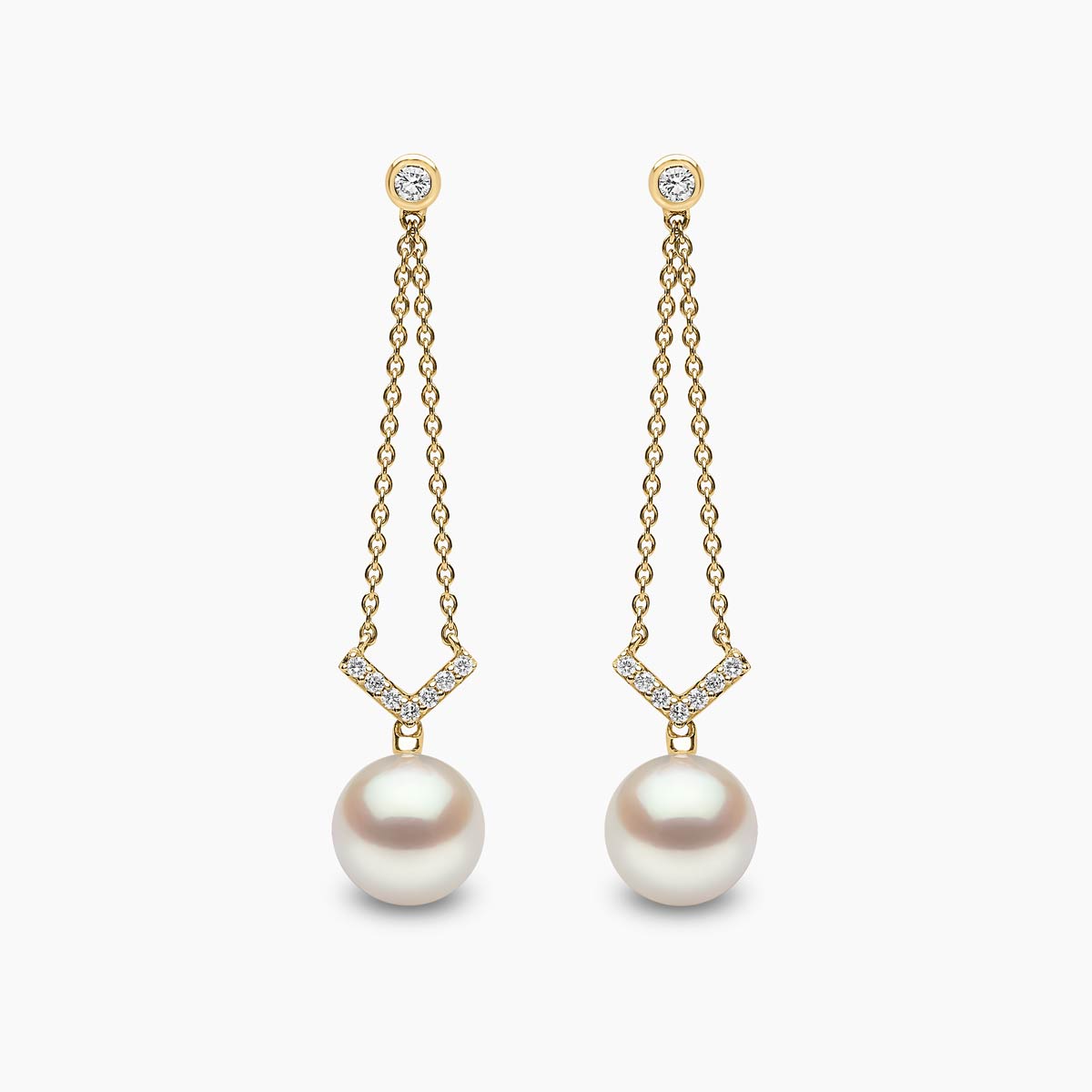 Yellow Gold / White Freshwater