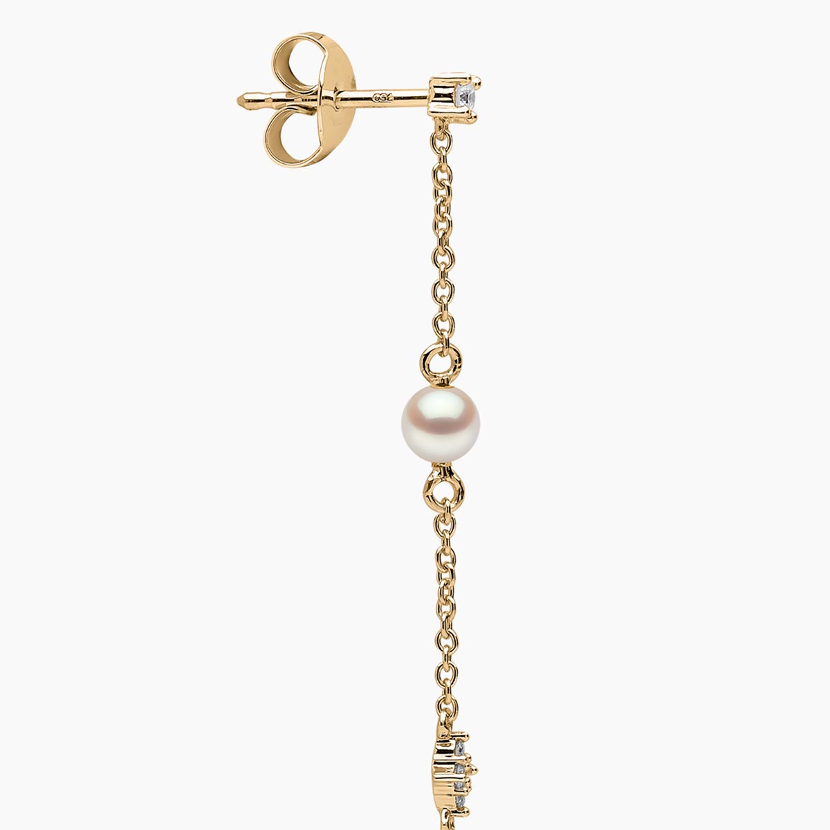 Yellow Gold / White Freshwater