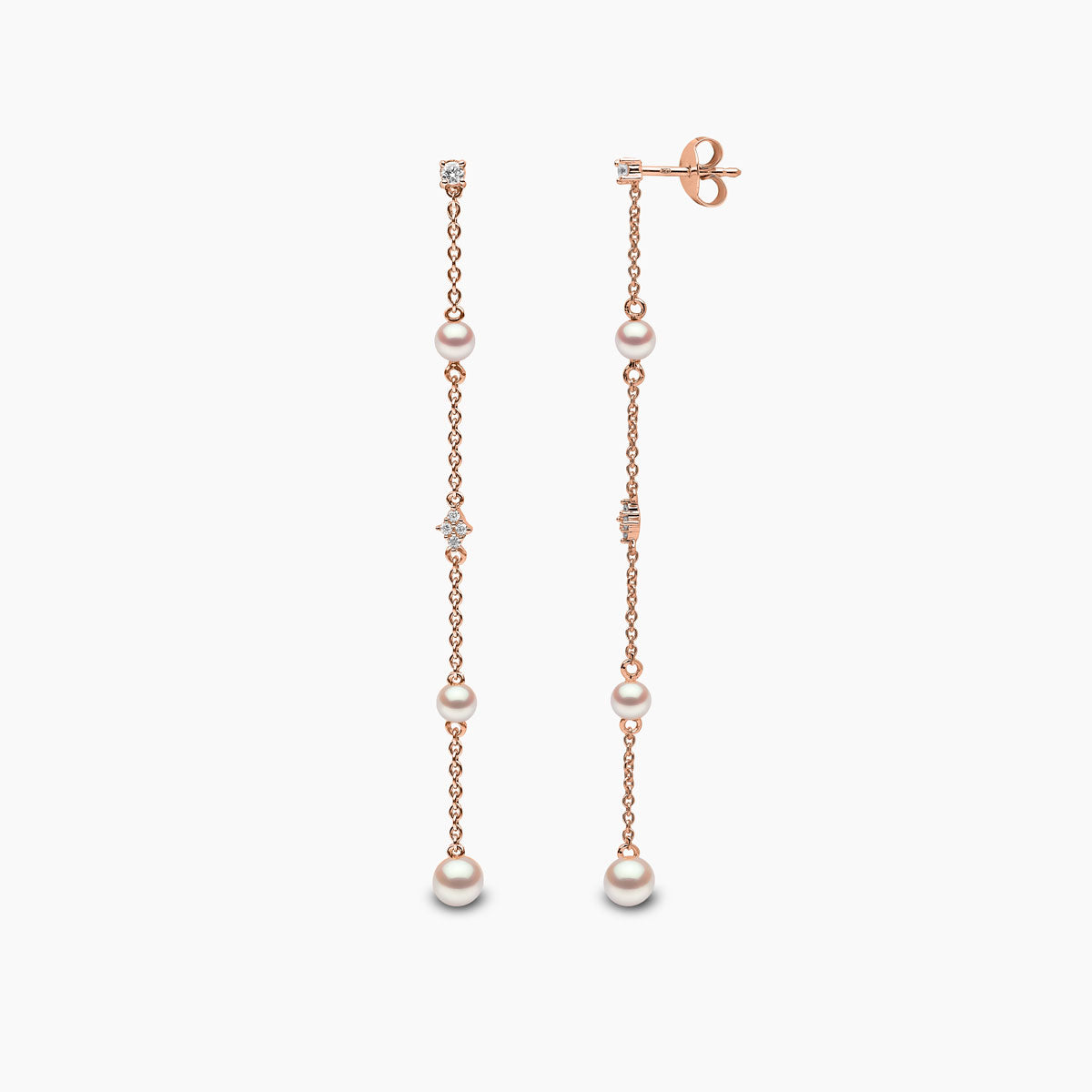 Rose Gold / White Freshwater