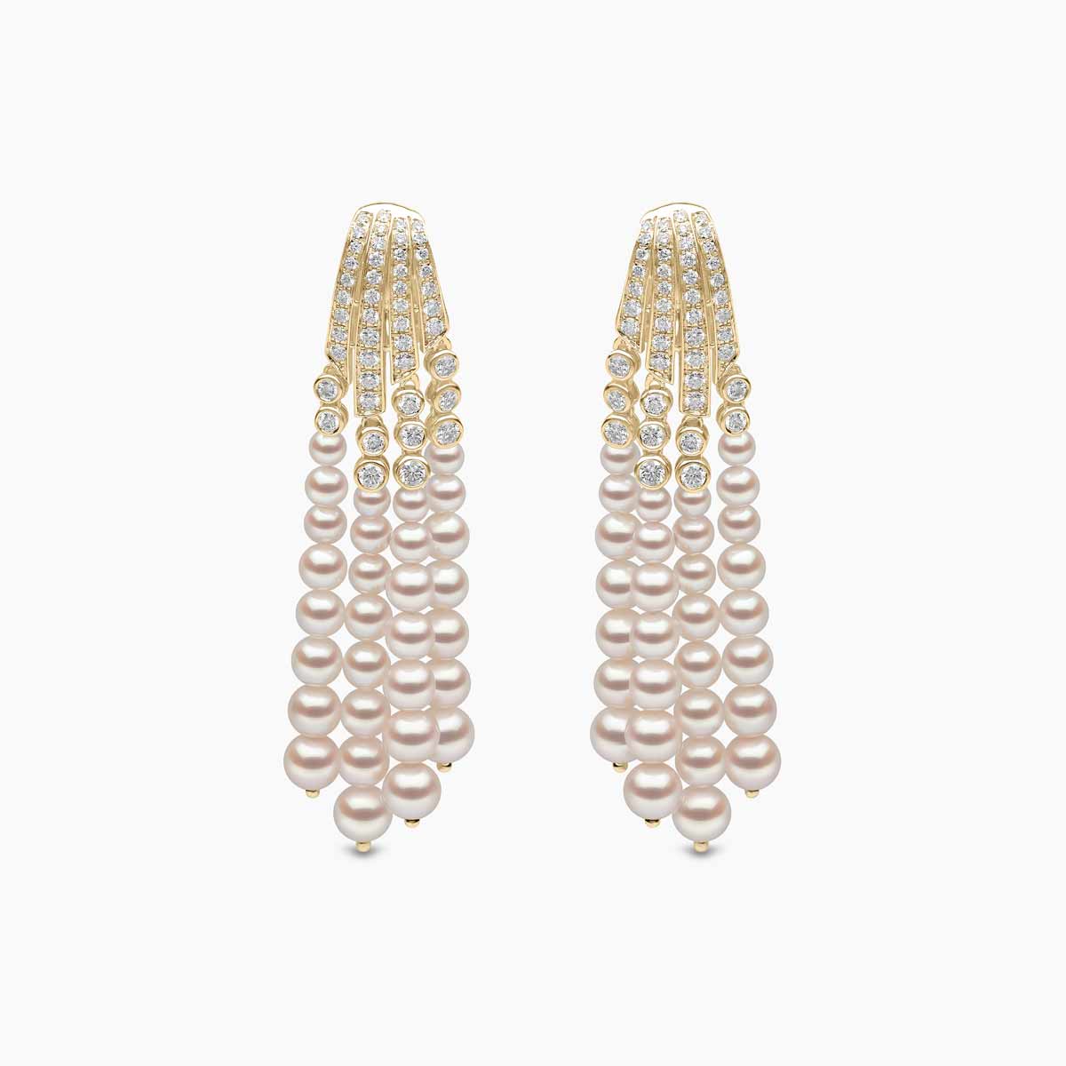 Yellow Gold / White Japanese Akoya