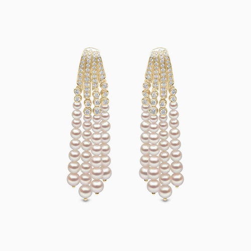 Yellow Gold / White Japanese Akoya