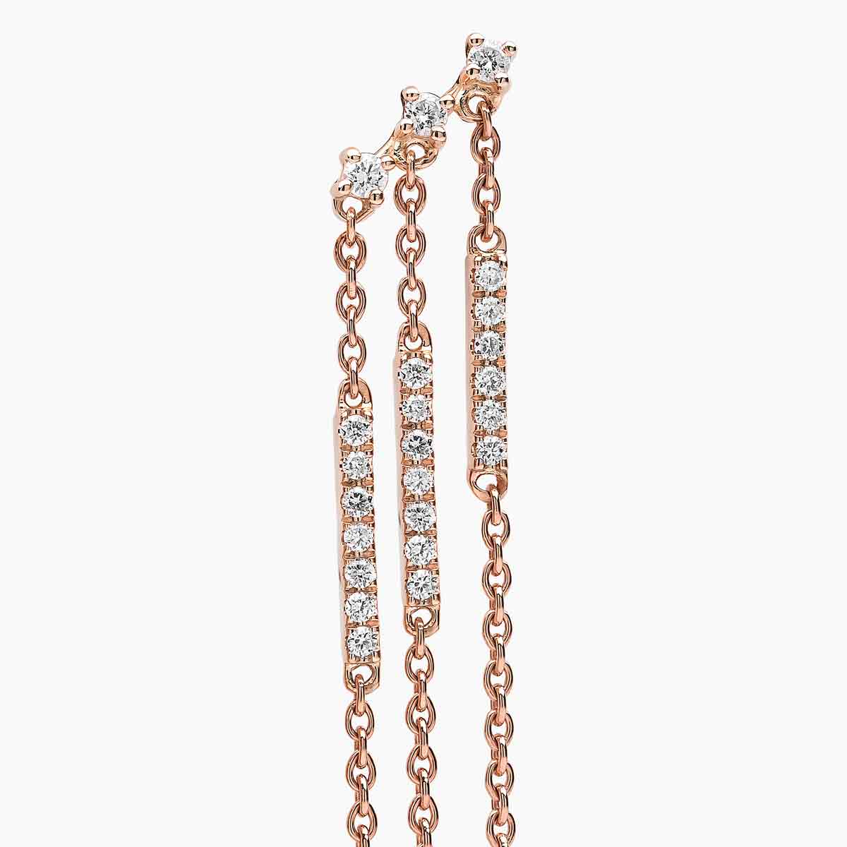 Rose Gold / White Japanese Akoya