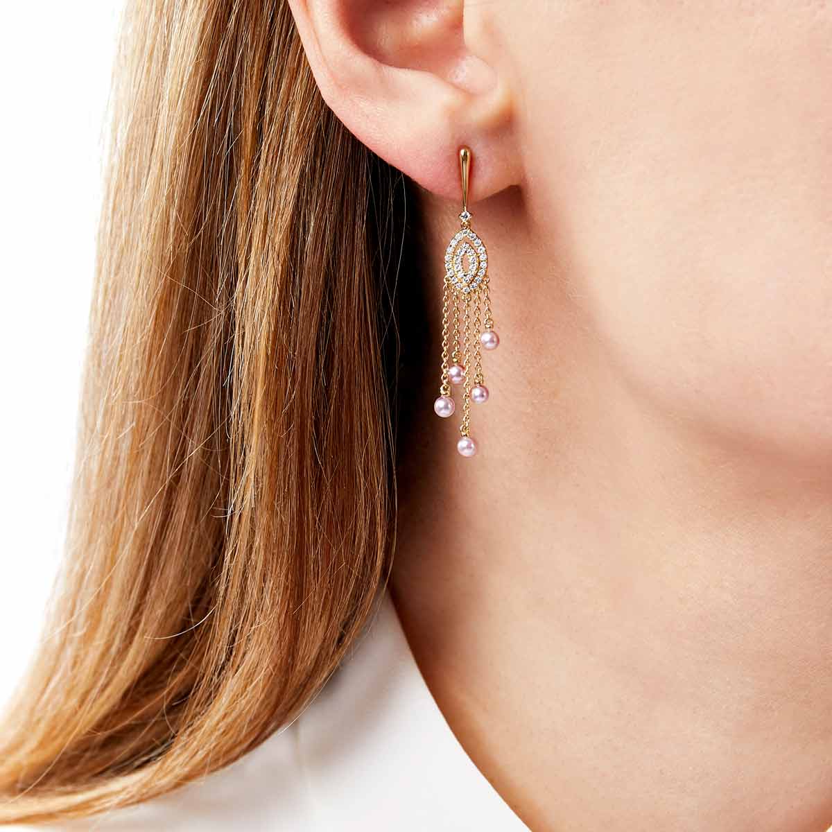 Yellow Gold / Pink Freshwater