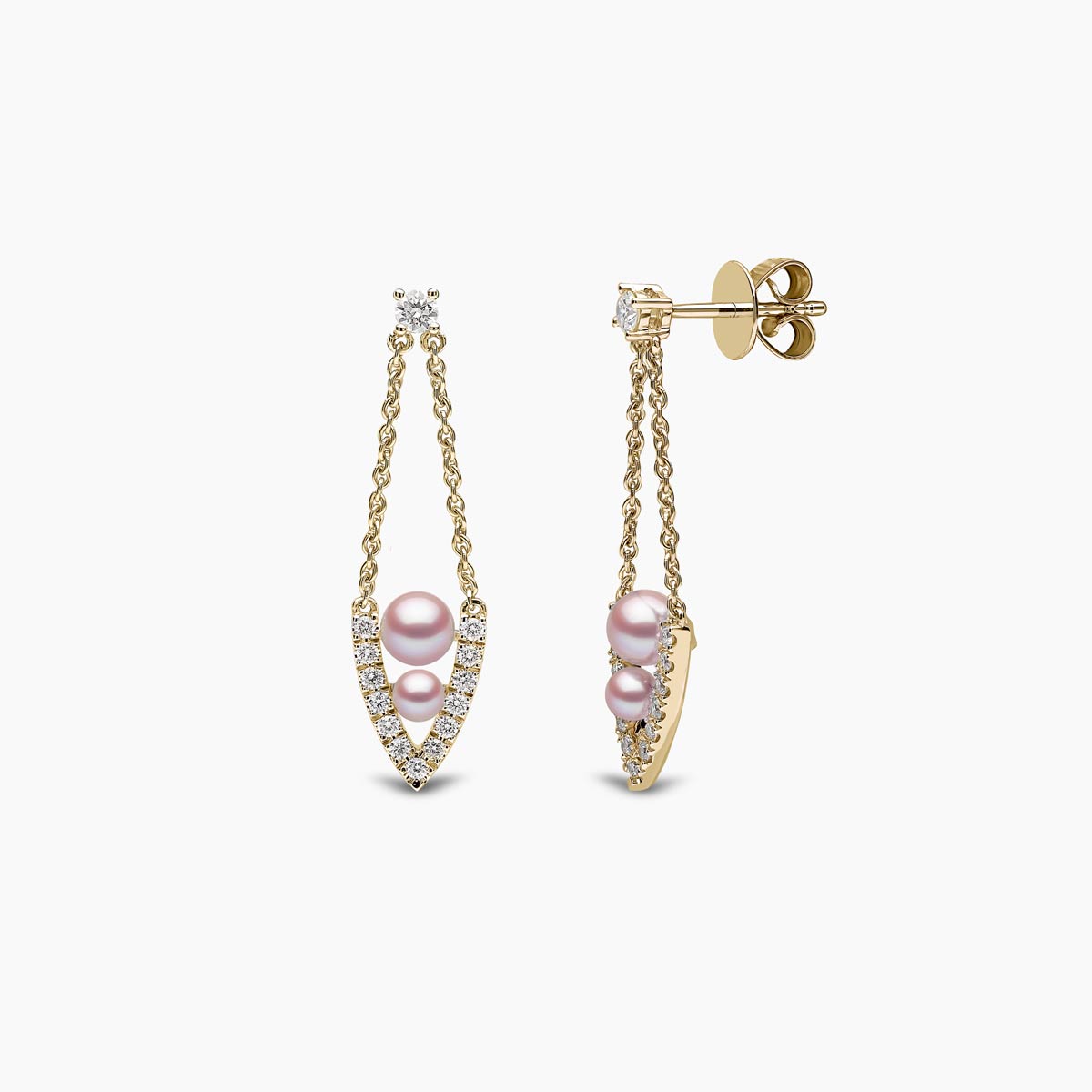 Yellow Gold / Pink Freshwater
