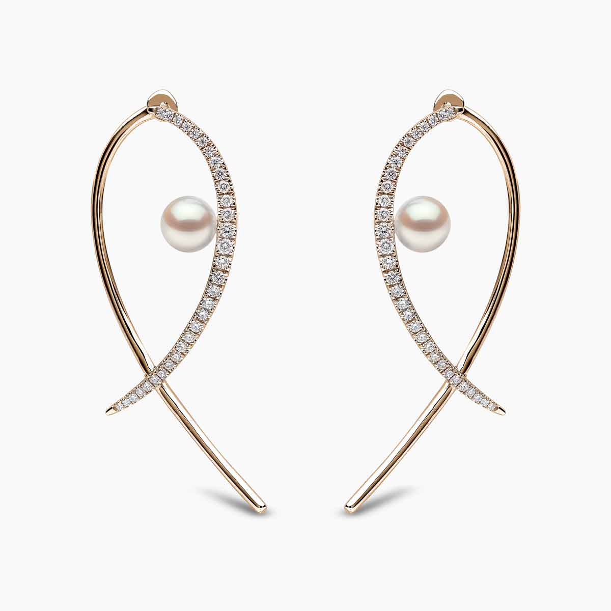 Yellow Gold / White Japanese Akoya