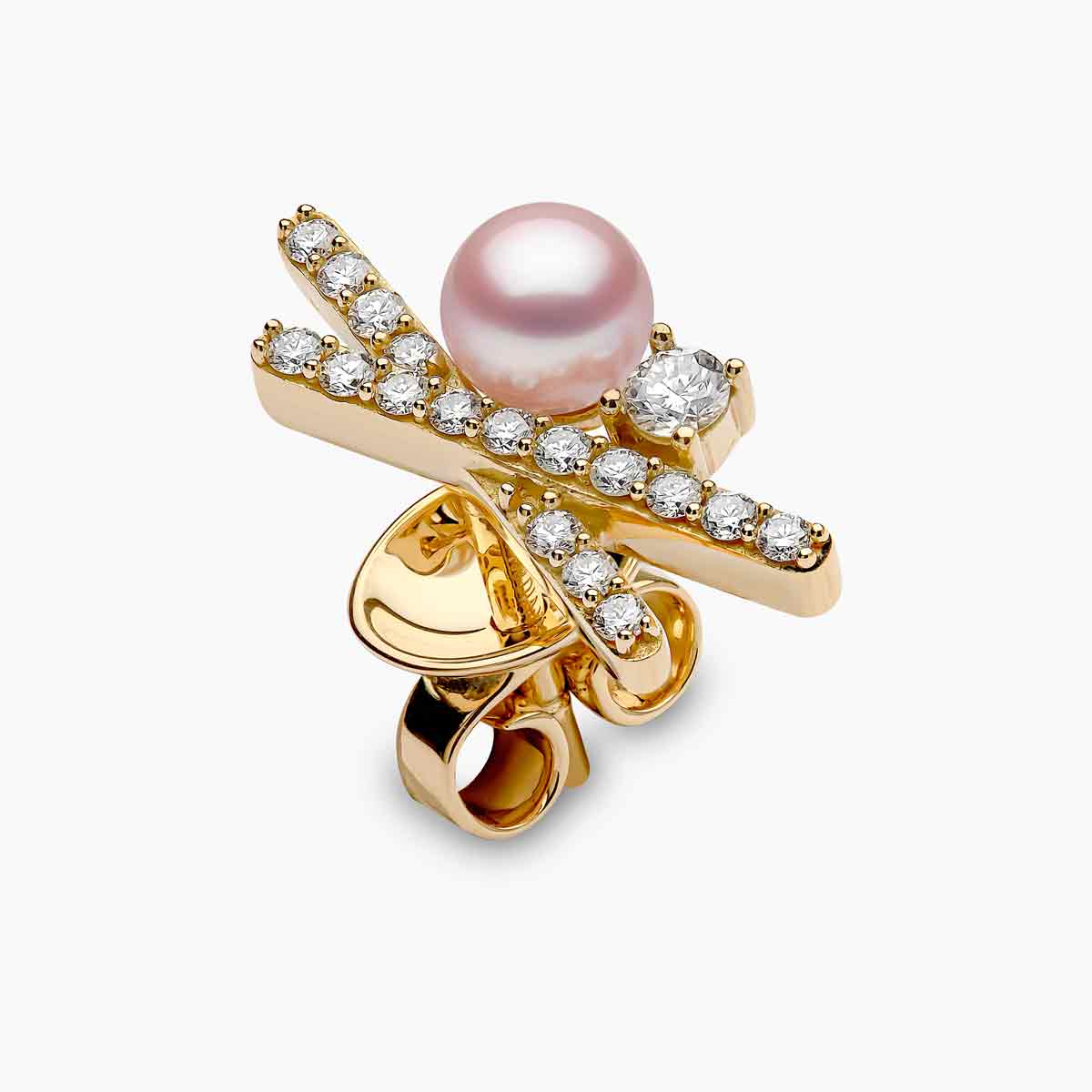 Yellow Gold / Pink Freshwater
