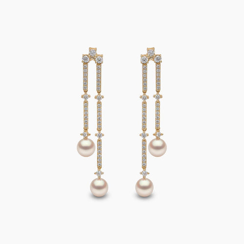 Yellow Gold / White Japanese Akoya