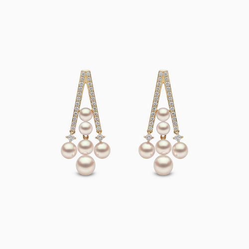 Yellow Gold / White Japanese Akoya