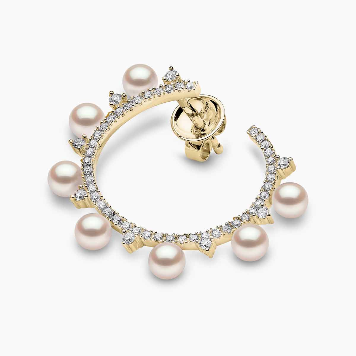 Yellow Gold / White Japanese Akoya