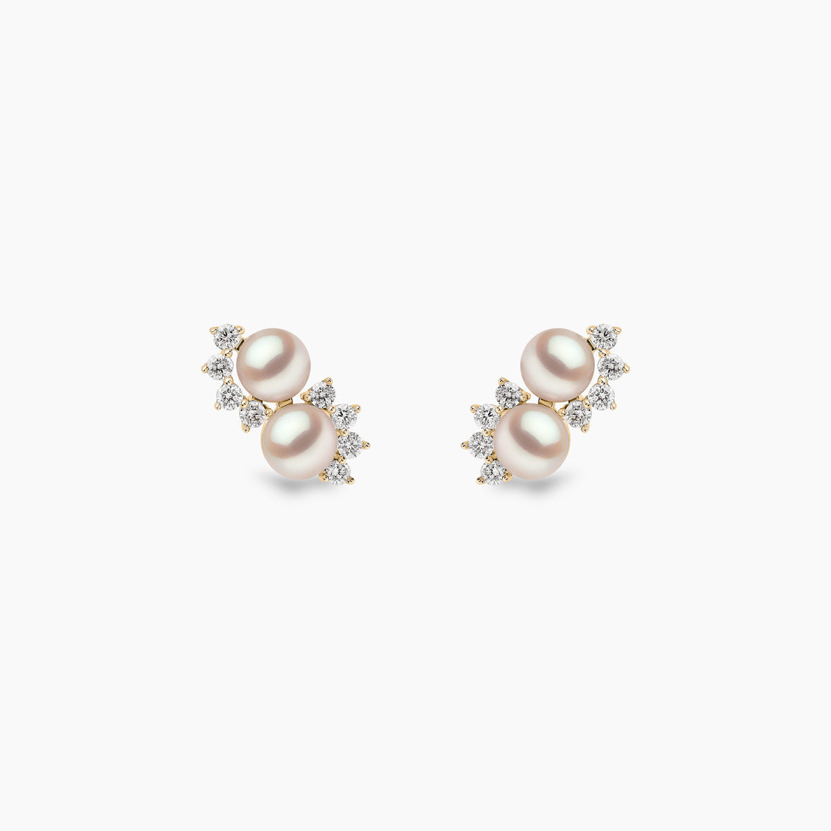 Yellow Gold / White Japanese Akoya