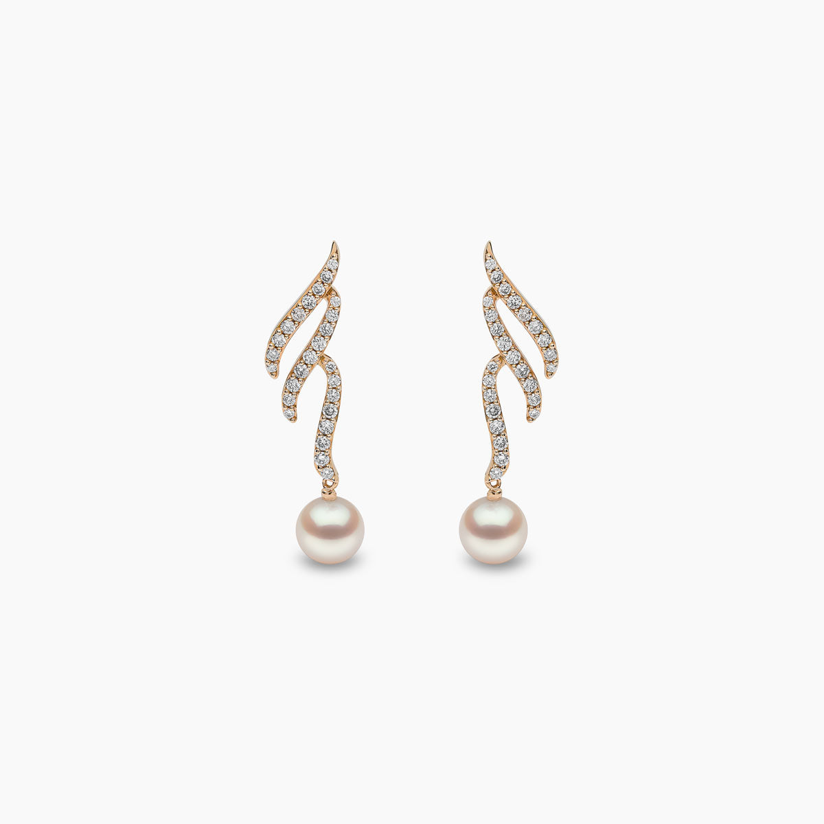 Yellow Gold / White Japanese Akoya