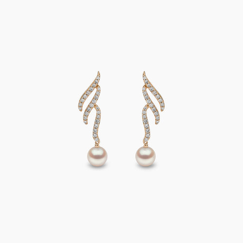 Yellow Gold / White Japanese Akoya