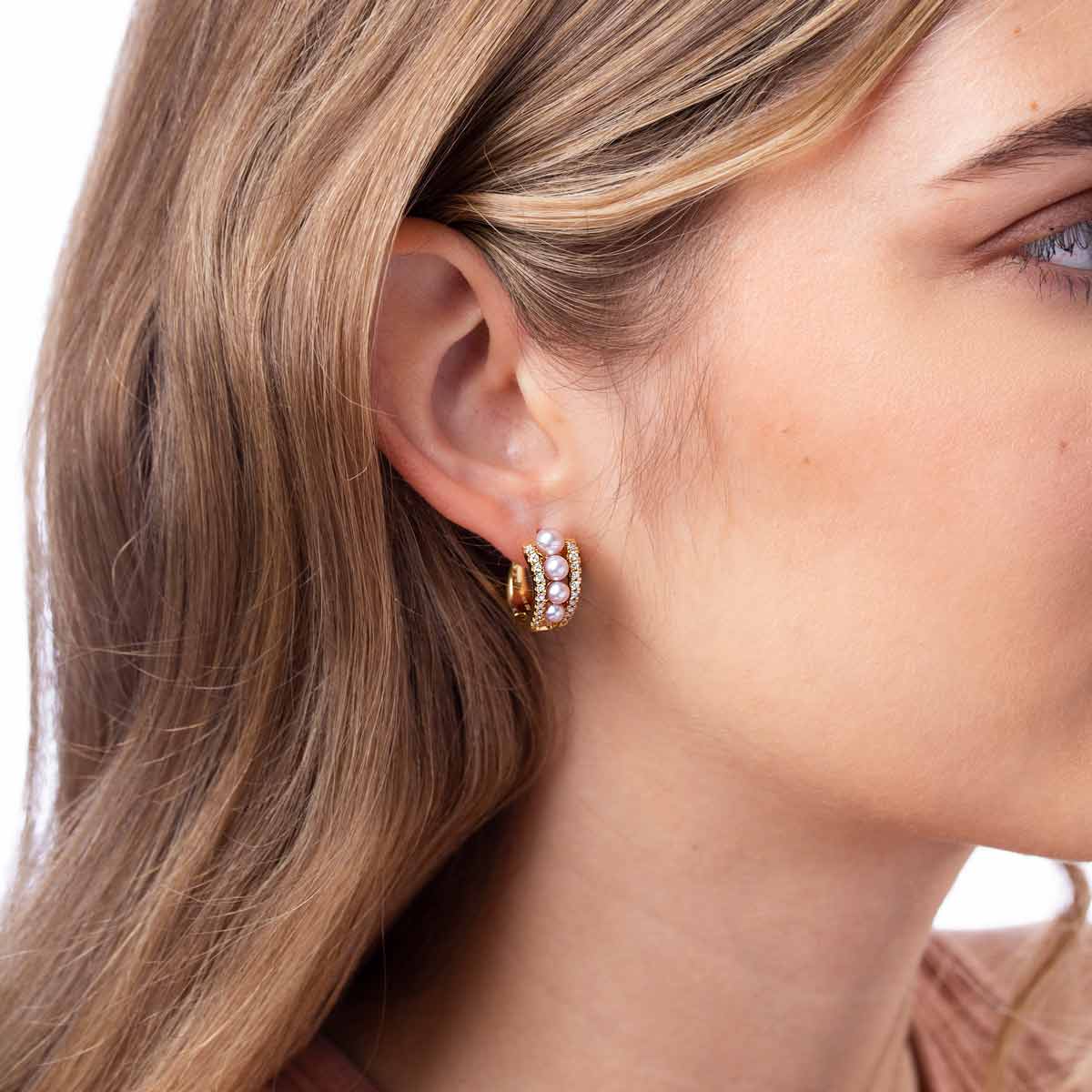 Yellow Gold / Pink Freshwater