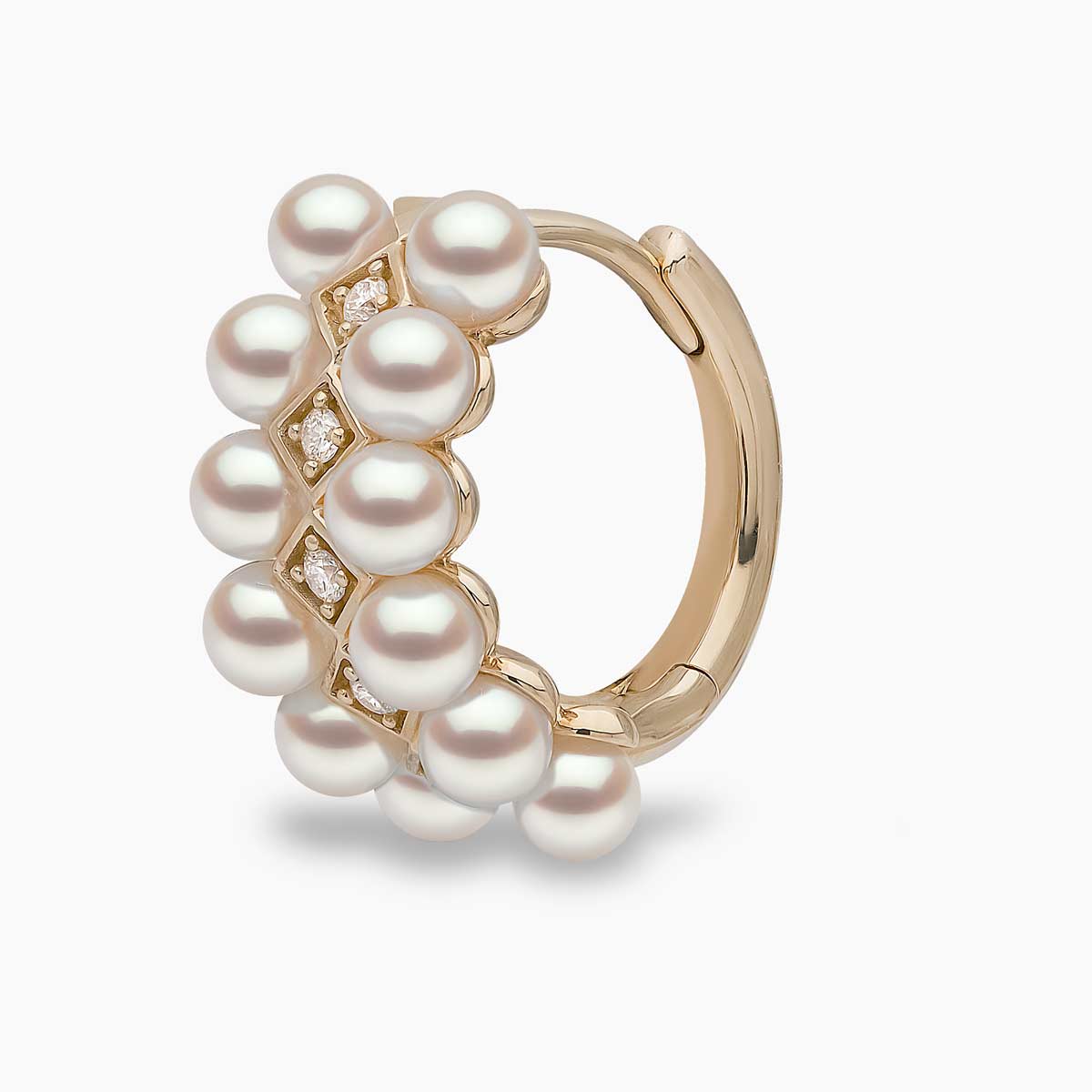 Yellow Gold / White Japanese Akoya