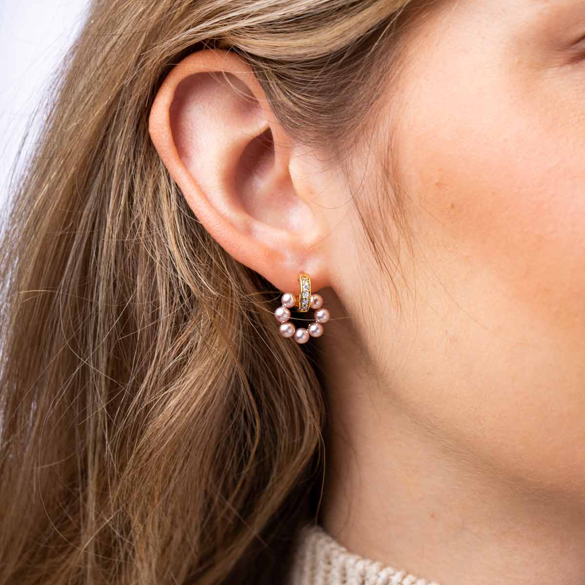 Yellow Gold / Pink Freshwater