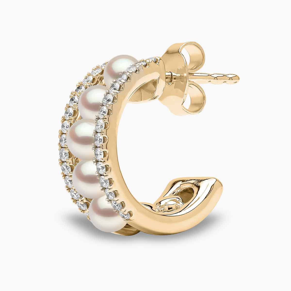 Yellow Gold / White Japanese Akoya