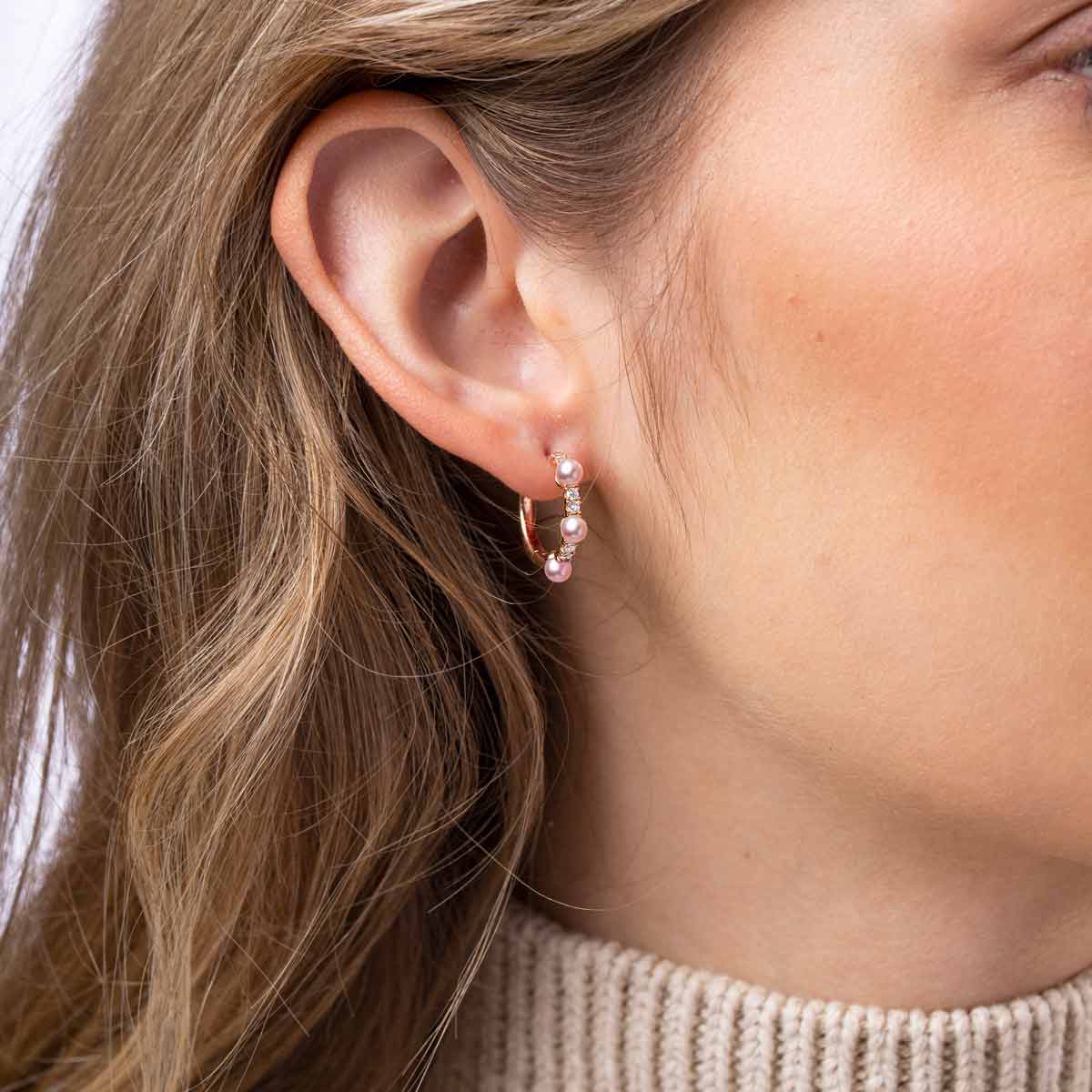 Rose Gold / Pink Freshwater
