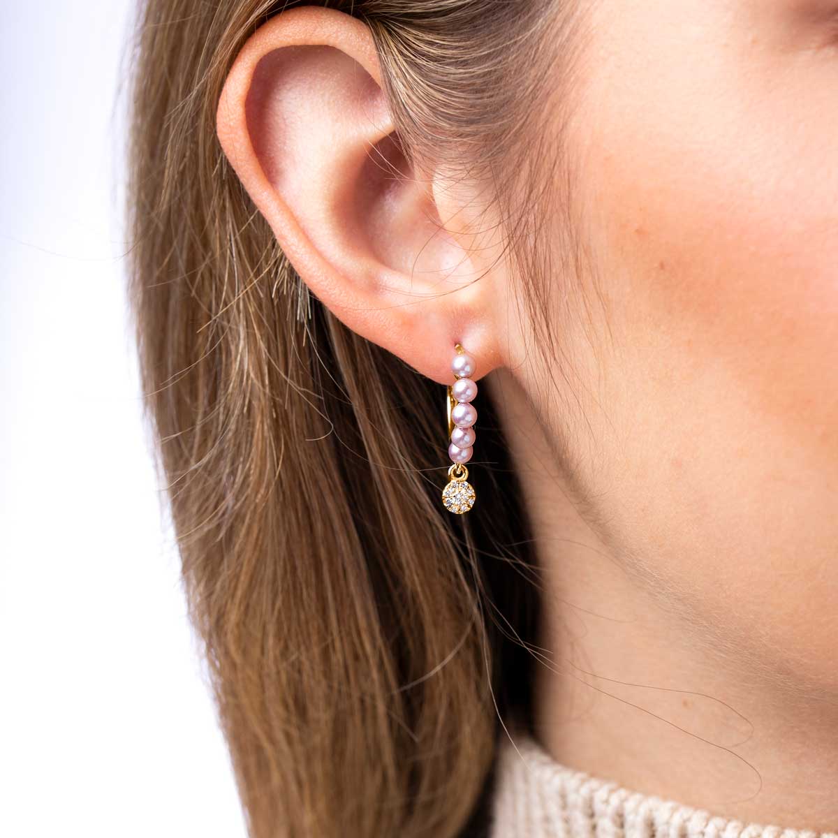 Yellow Gold / Pink Freshwater