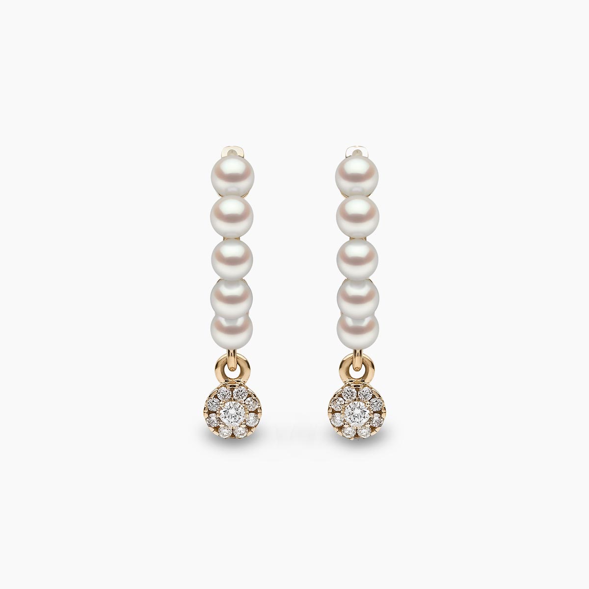 Yellow Gold / White Japanese Akoya