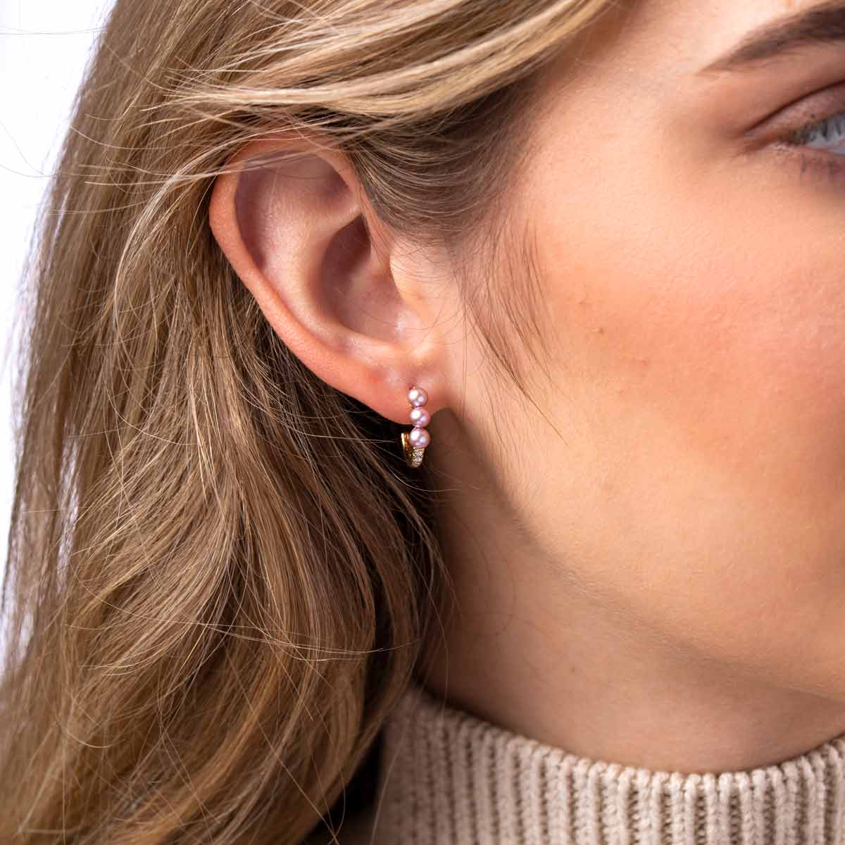 Yellow Gold / Pink Freshwater