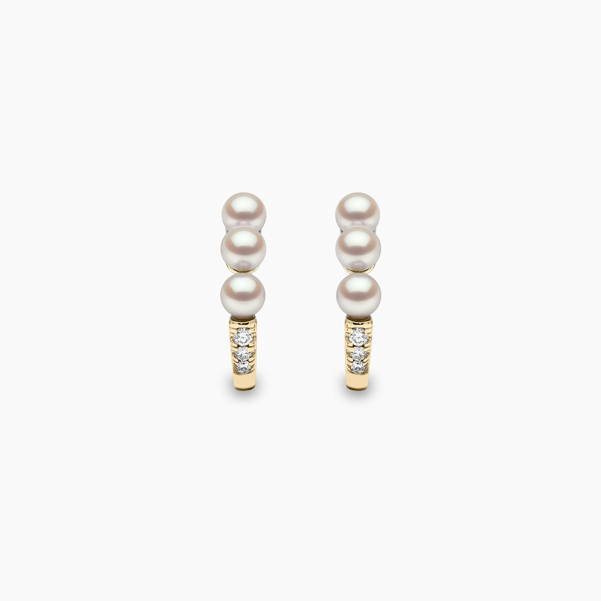 Yellow Gold / White Japanese Akoya