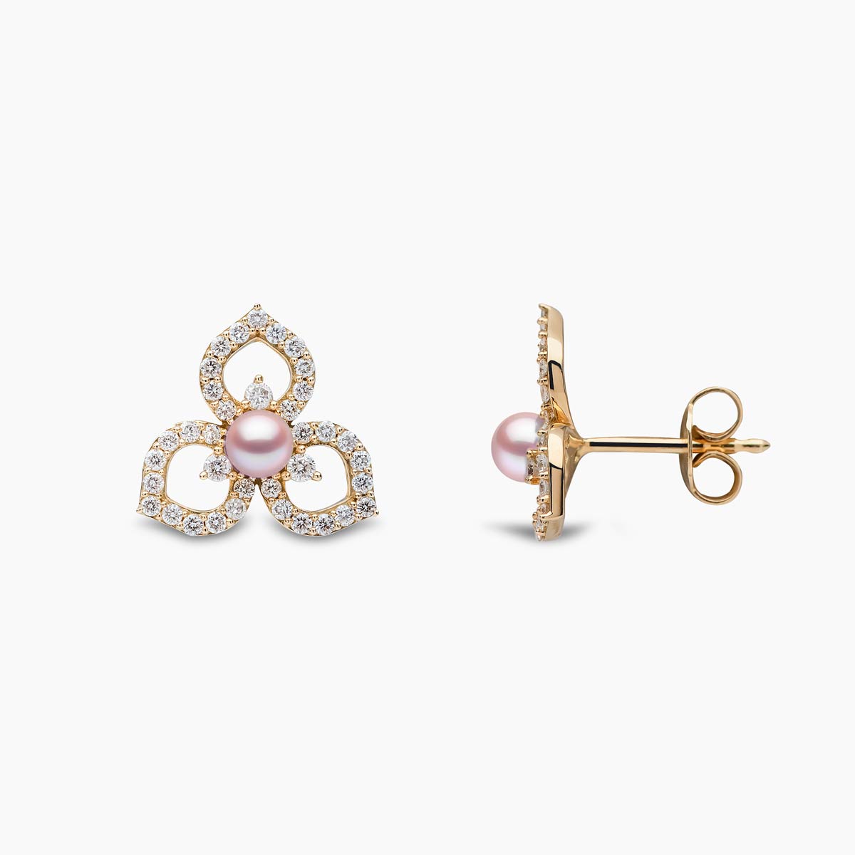 Yellow Gold / Pink Freshwater