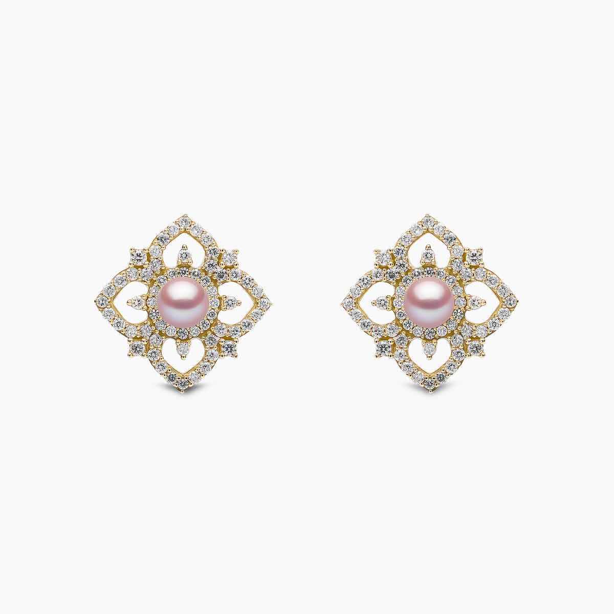 Yellow Gold / Pink Freshwater 