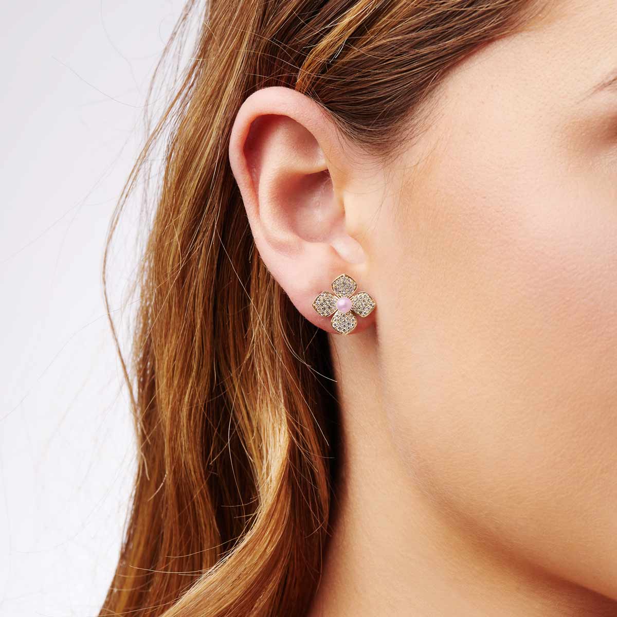 Yellow Gold / Pink Freshwater 