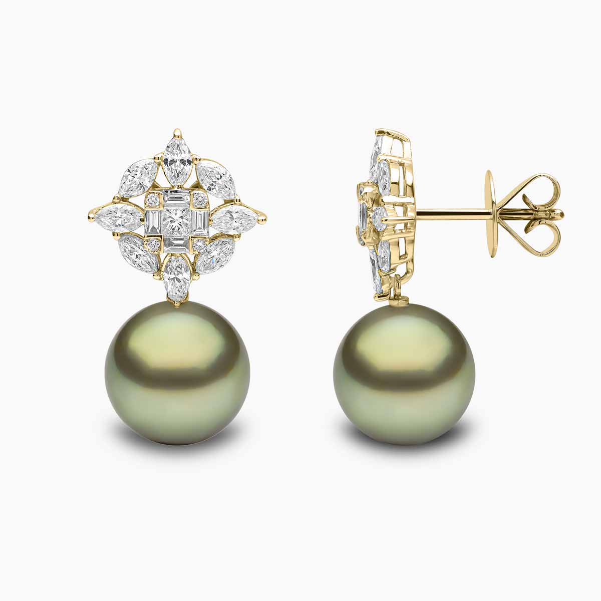 Yellow Gold / Pistachio Tahitian