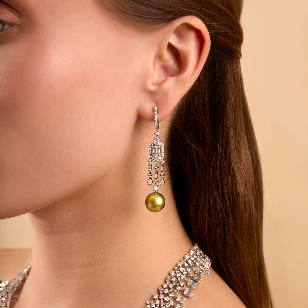 White Gold / Pistachio Tahitian