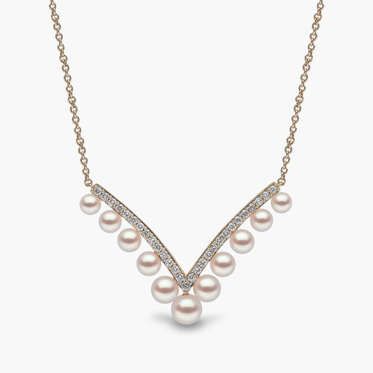 Yellow Gold / White Japanese Akoya