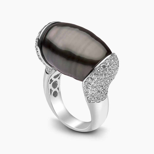 White Gold / Black Tahitian / N