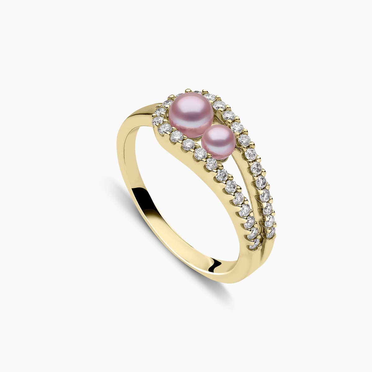 Yellow Gold / Pink Freshwater