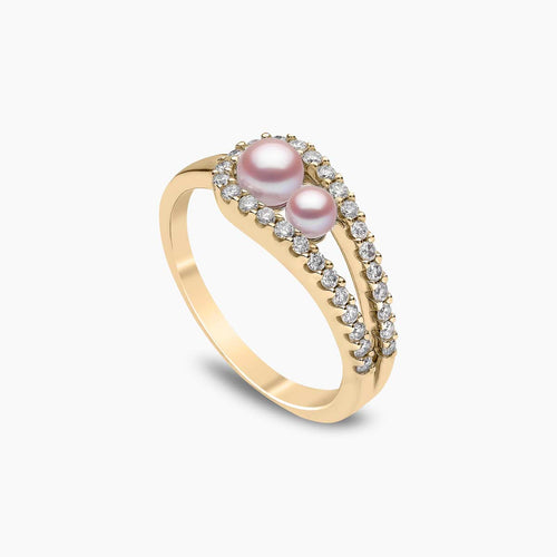 Yellow Gold / Pink Freshwater