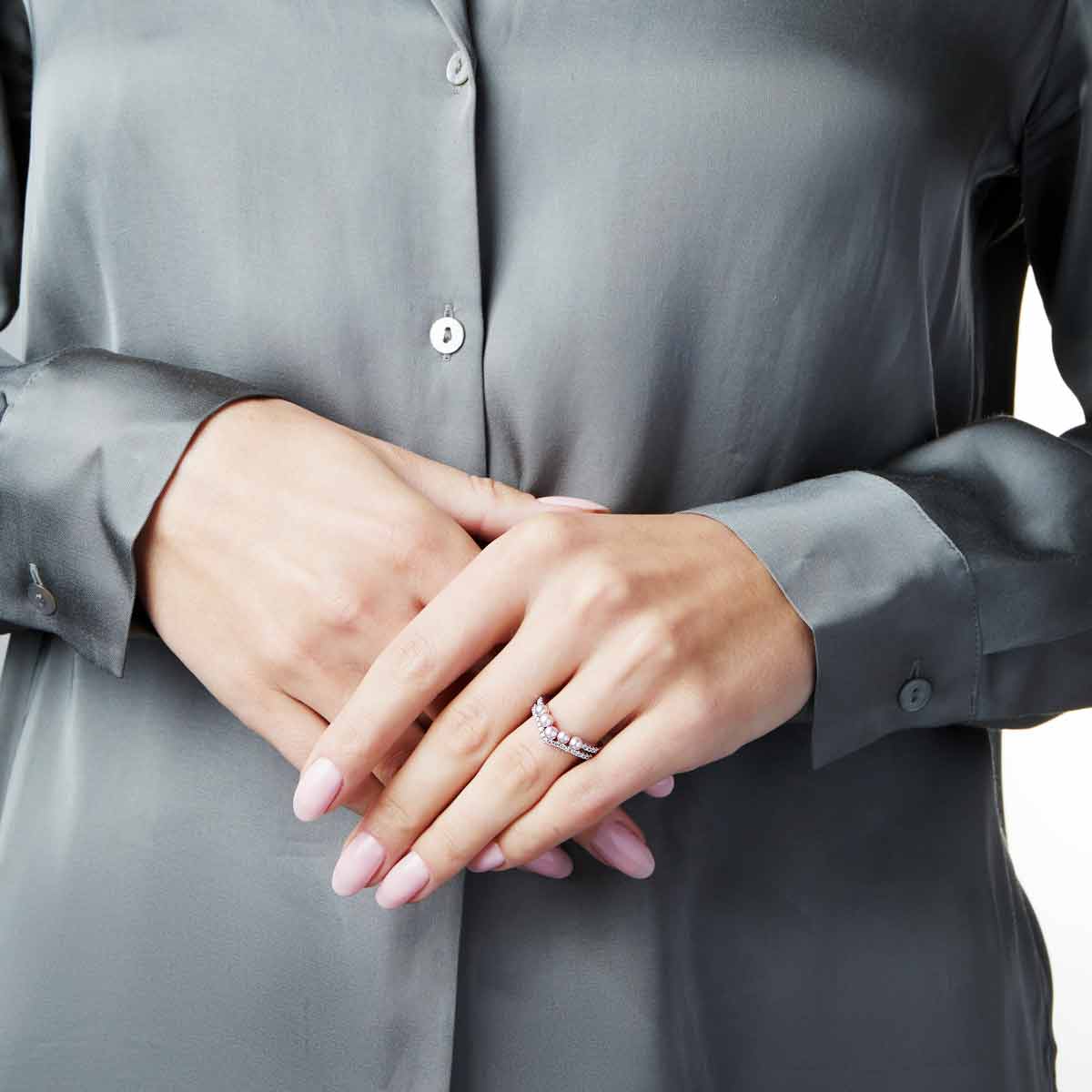 Rose Gold / Pink Freshwater