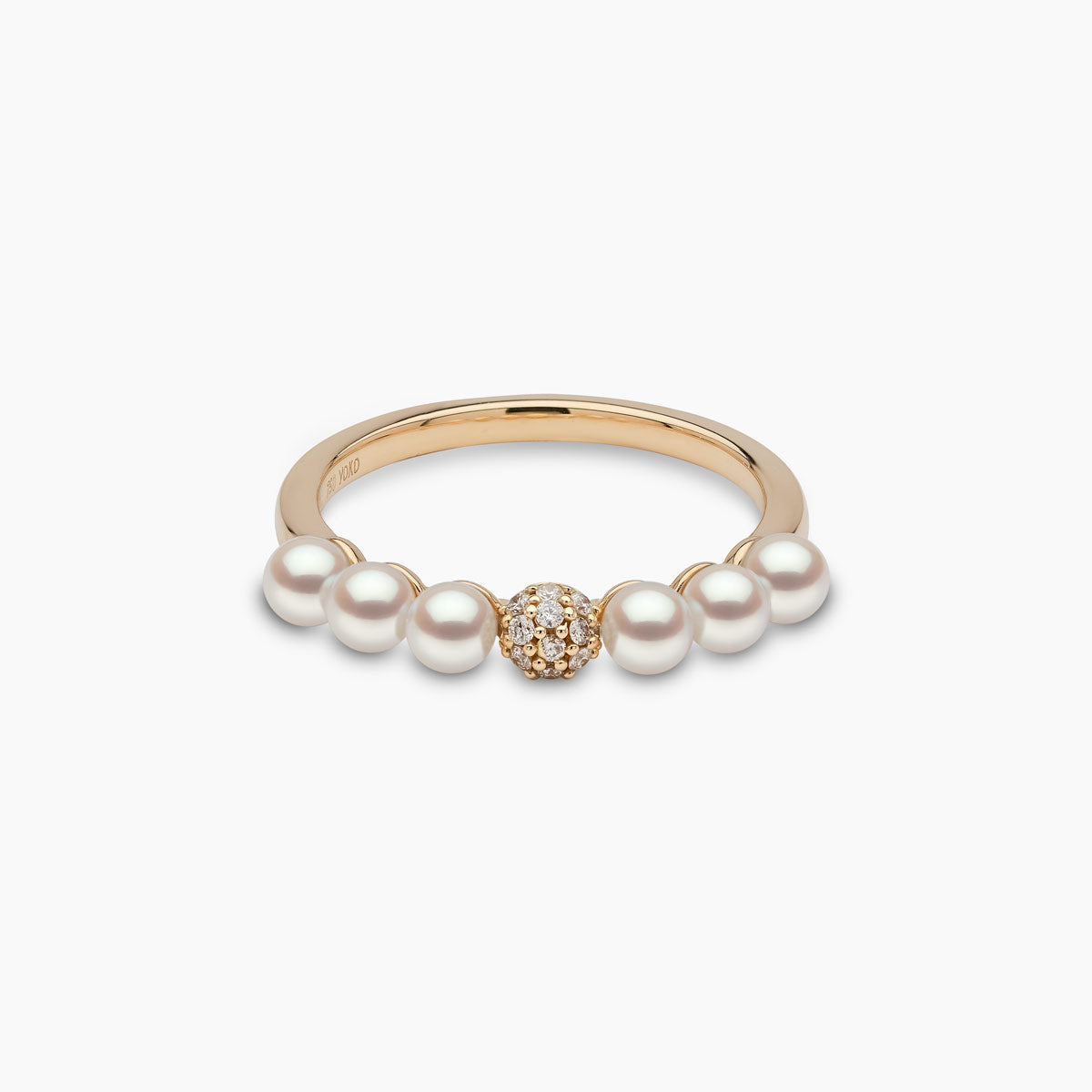 Yellow Gold / White Japanese Akoya