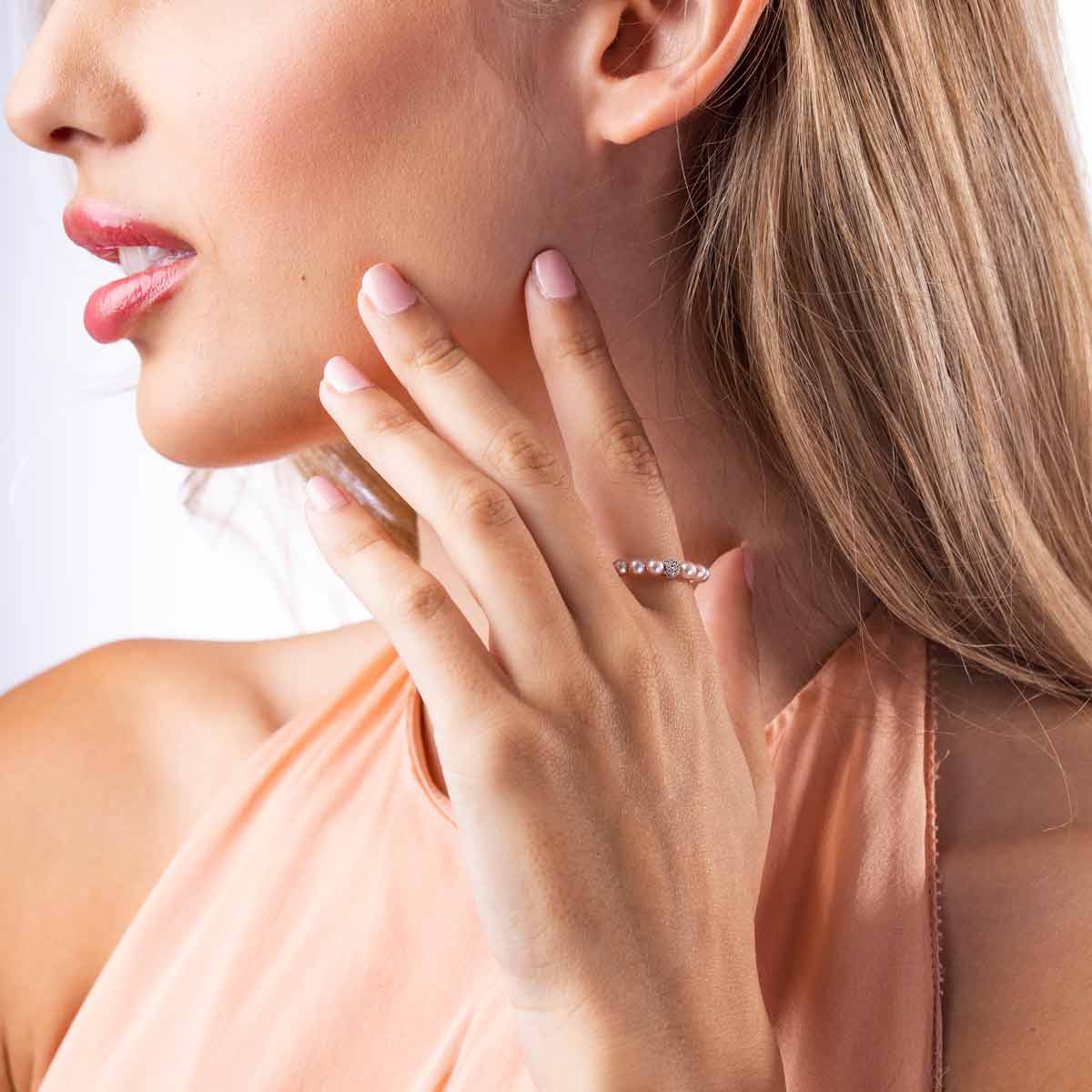 White Gold / Pink Freshwater