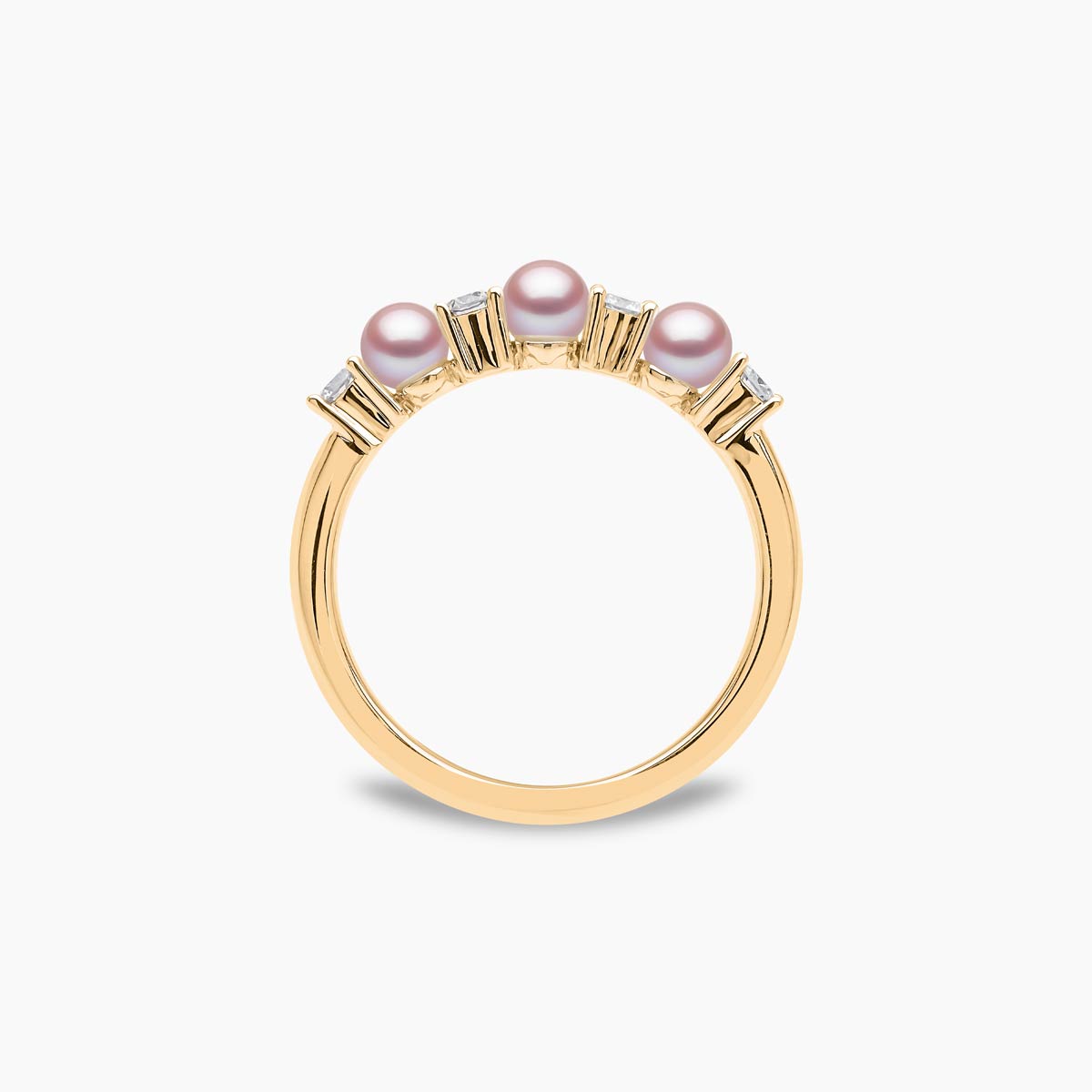 Yellow Gold / Pink Freshwater 