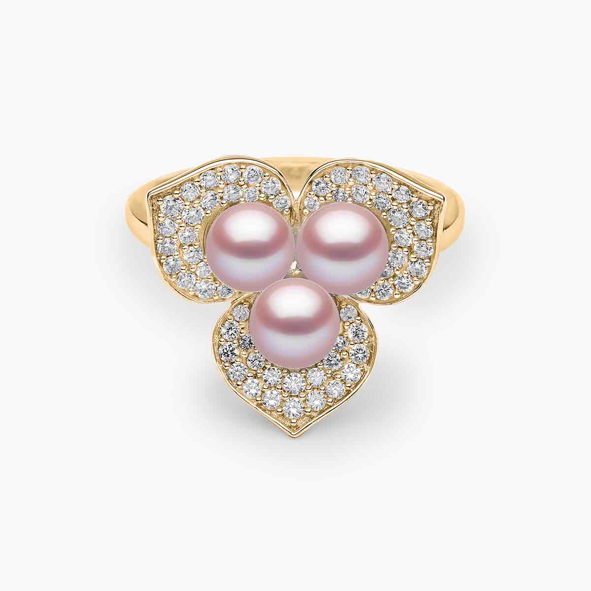 Yellow Gold / Pink Freshwater