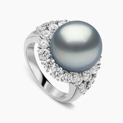 White Gold / Blue Tahitian / N