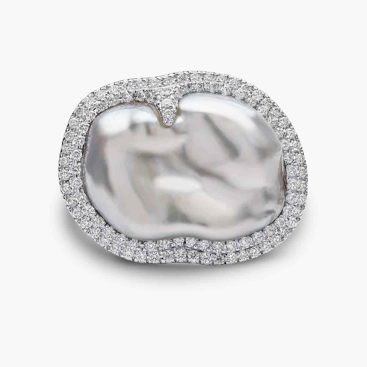 Platinum / White Australian South Sea / N