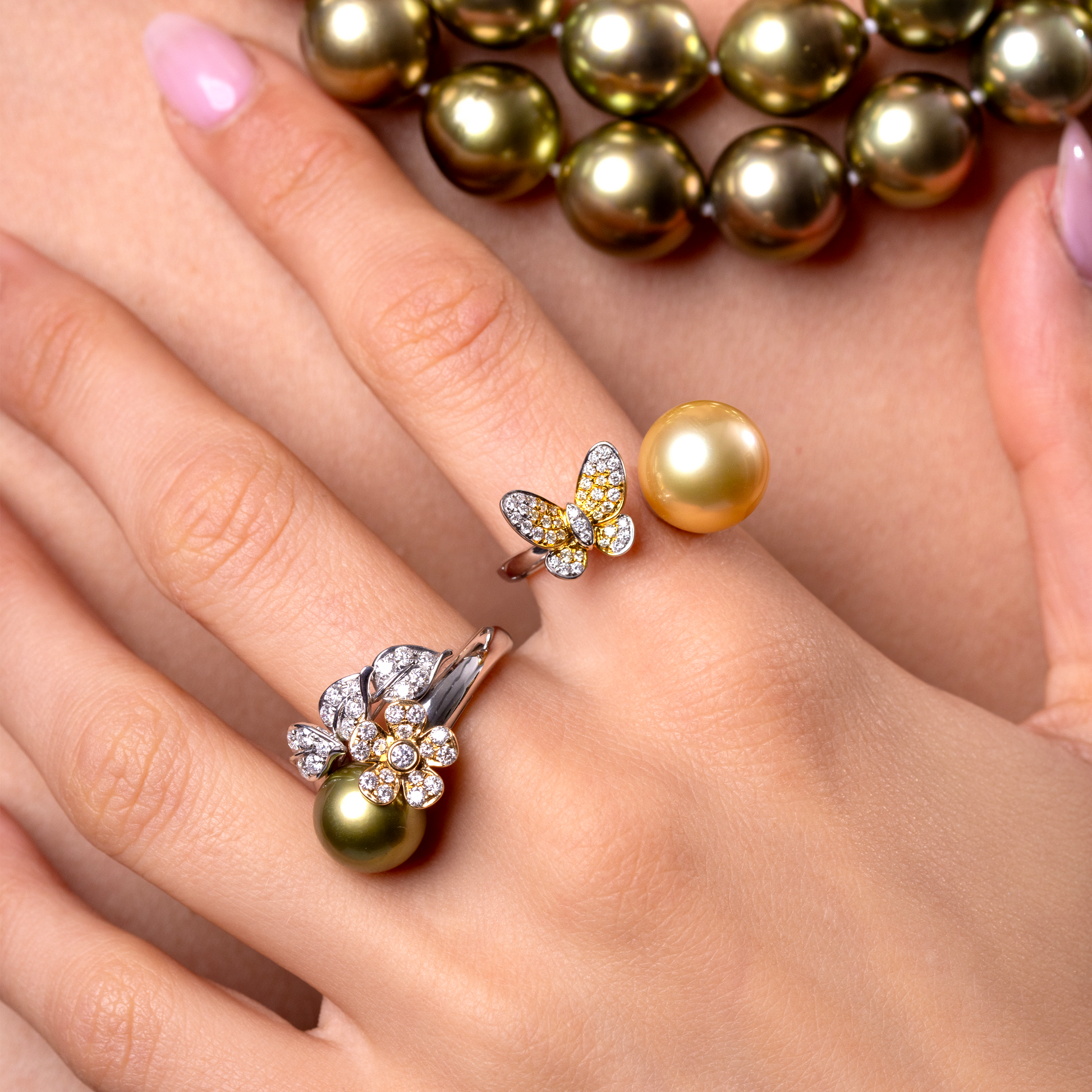 White Gold / Golden Indonesian South Sea