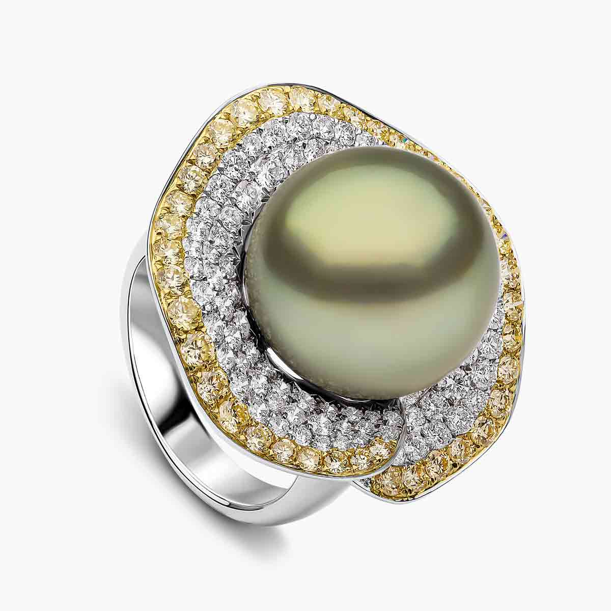 White Gold / Pistachio Tahitian / N