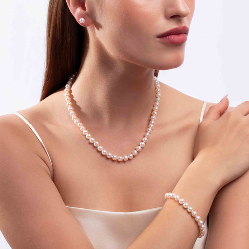 White Gold / White Japanese Akoya / 6-7mm