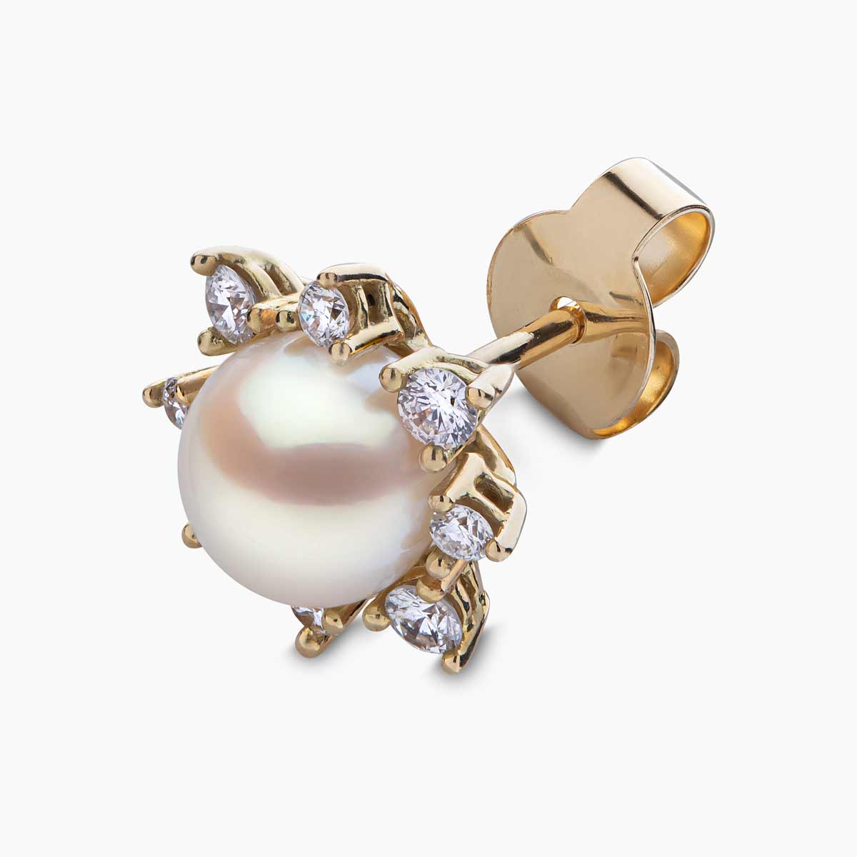 Yellow Gold / White Freshwater