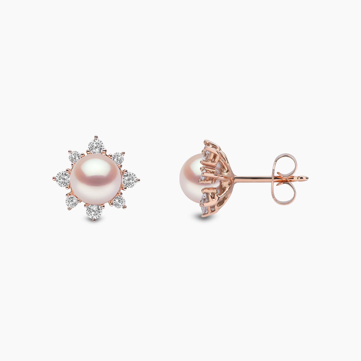 Rose Gold / White Freshwater