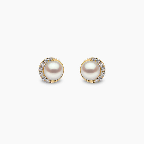 Yellow Gold / White Freshwater