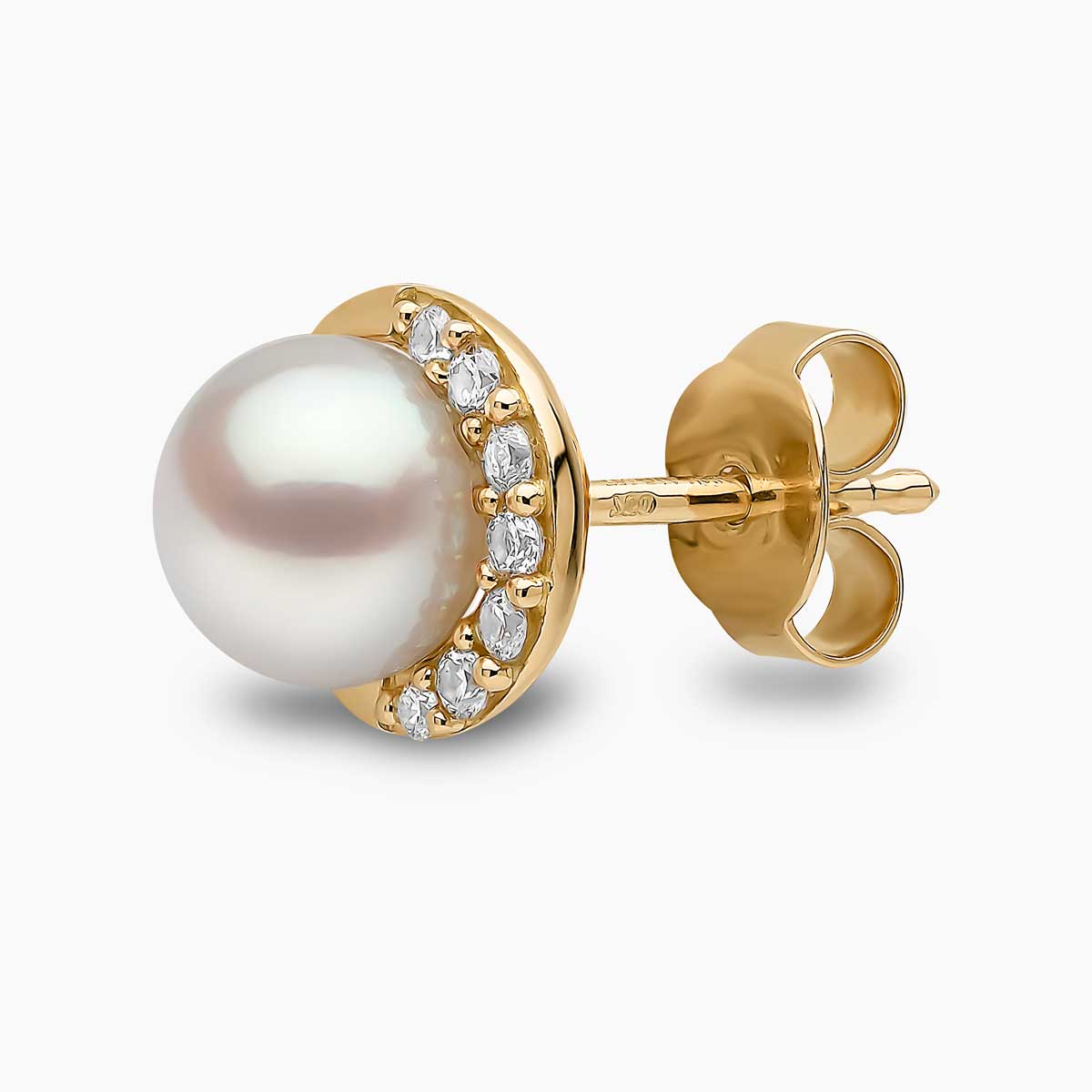 Yellow Gold / White Freshwater