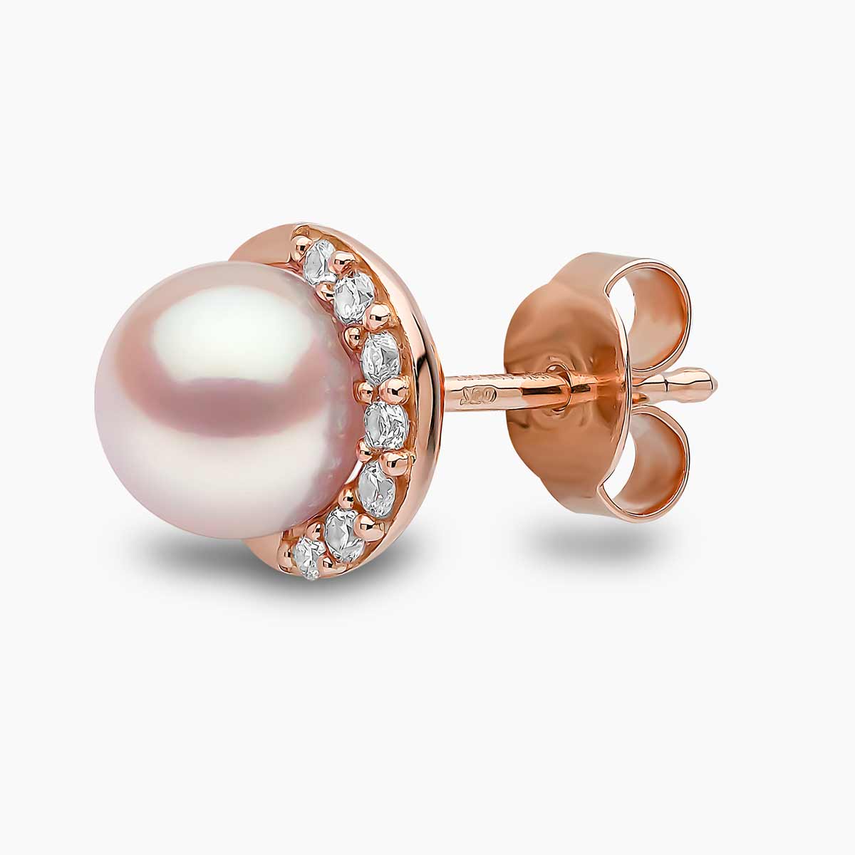 Rose Gold / White Freshwater